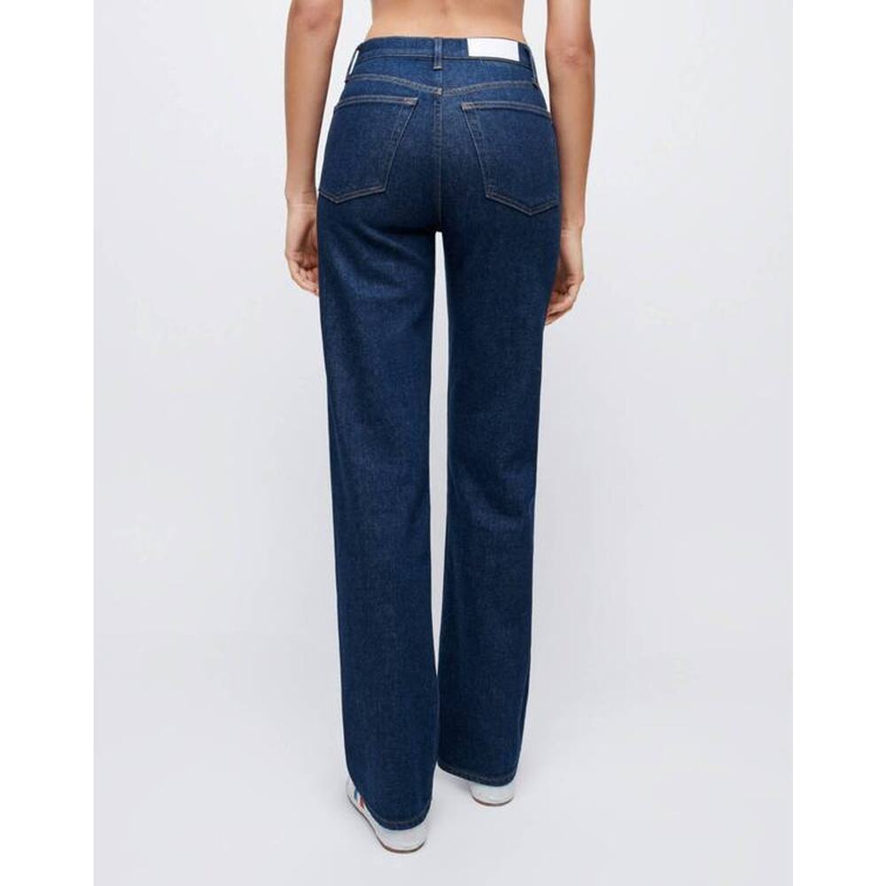 RE/DONE 90's High Rise Loose Jean in Rigid Like 31 - Picture 4 of 5